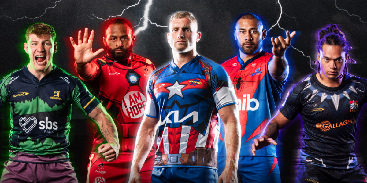 Marvel Super Rugby Jerseys - Shop Official 2025 NZ Team Kits Now
