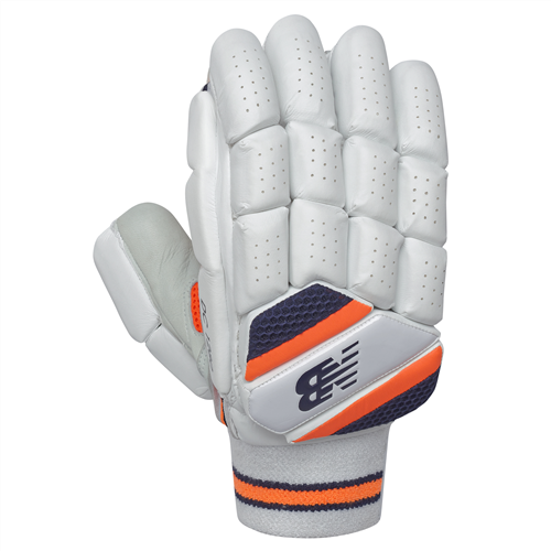 orange and navy batting gloves