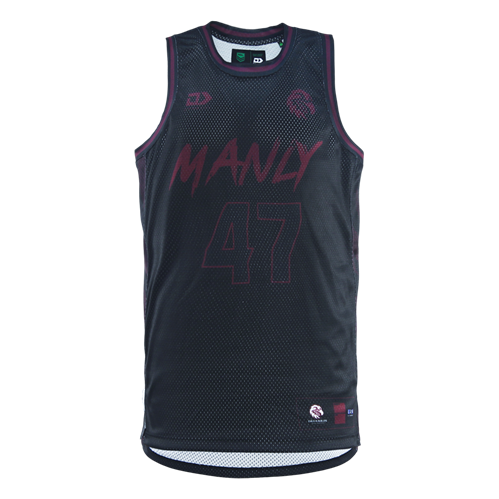 DYNASTY MANLY SEA EAGLES BASKETBALL SINGLET