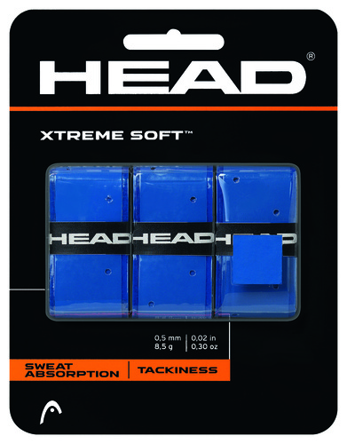 HEAD XTREMESOFT OVERWRAP 3 PK (0.5MM)