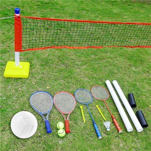 PLAYERS 3-IN-1 BADMINTON, VOLLEYBALL & TENNIS SET