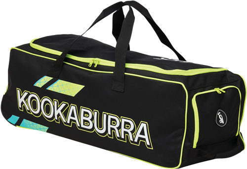 KOOKABURRA PRO 4.0 WHEELIE BAG BLACK/FLURO/YELLOW 2021