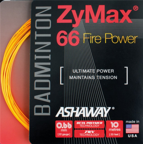 ASHAWAY ZYMAX 66 FIRE ORANGE