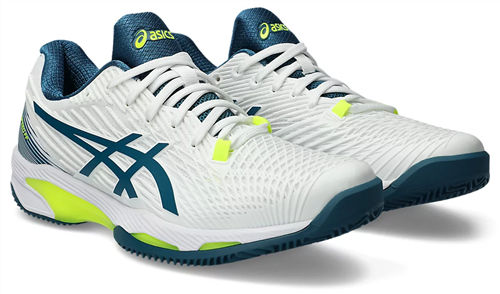 Asics Gel-Solution Speed FF 2 Men’s Tennis Shoes – White / Restful Teal ...
