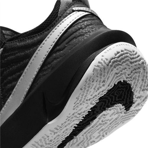 Nike Junior Team Hustle D 10 Basketball Shoes Black/Metallic Silver ...