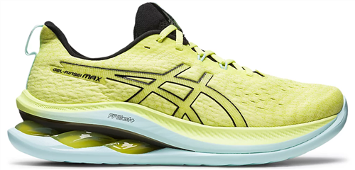 Asics Gel Kinsei Max Glow Men s Running Shoes Yellow Black Players Sports NZ