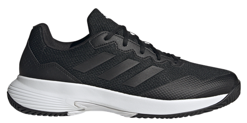 adidas GameCourt 2.0 Men s Tennis Shoes Black Black Grey Players Sports NZ