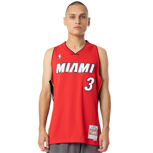 Men's LeBron James Black Miami Heat Large Adidas Jersey