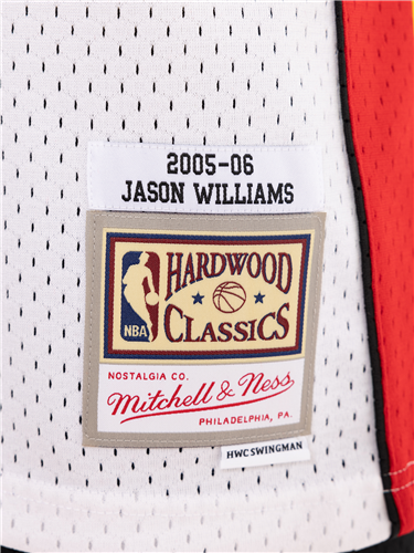 Mitchell & Ness Men's Jason Williams Miami Heat Hardwood Classic Swingman Jersey - Black