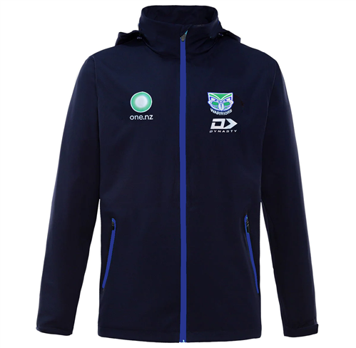 One NZ Warriors NRL Wet Weather Jacket 2024 Players Sports NZ