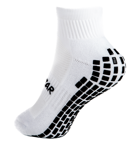 Grip Star Ankle Sock White | Players Sports NZ