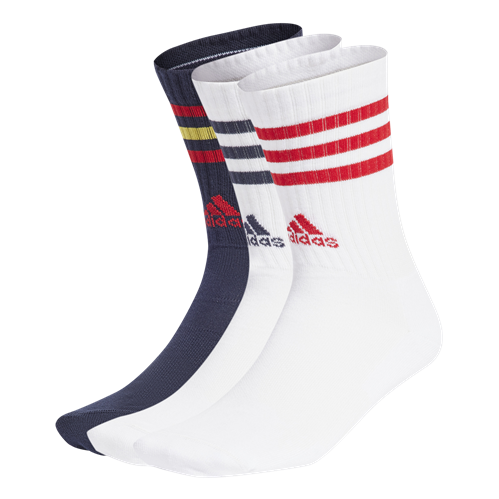 ADIDAS 3-STRIPES CUSHIONED CREW SOCKS 3 PACK