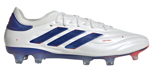 adidas Copa Pure II Elite Knit FG Boots White Lucid Blue Solar Red Players Sports NZ