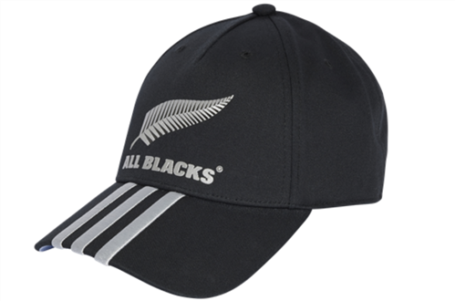 ADIDAS ALL BLACKS 3 STRIPE CAP