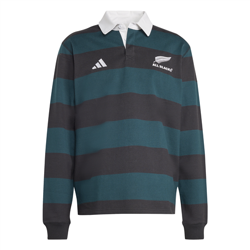 ADIDAS ALL BLACKS LONG SLEEVE HERITAGE POLO