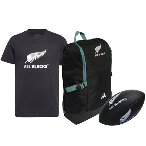 ADIDAS ALL BLACKS JUNIOR SUPPORTER PACK
