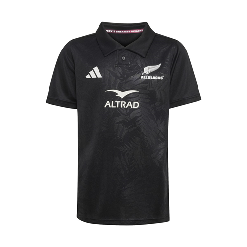 ADIDAS ALL BLACKS GREATEST RIVALRY JNR HOME JERSEY