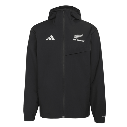 ADIDAS ALL BLACKS TERREX 2L CLIMAPROOF FZ RAIN JACKET