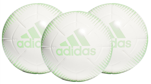 ADIDAS EPP II FOOTBALL WHITE/SOLAR GREEN 3 PACK