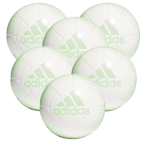 ADIDAS EPP II FOOTBALL WHITE/SOLAR GREEN 6 PACK