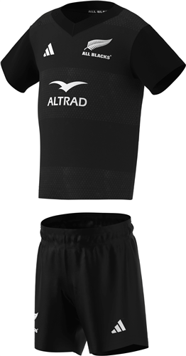ADIDAS ALL BLACKS HOME REPLICA INFANT KIT