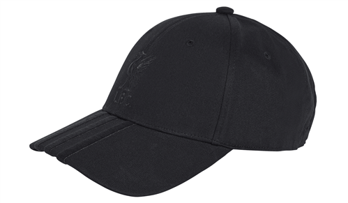 ADIDAS LIVERPOOL FC BLACK LOGO BASEBALL CAP