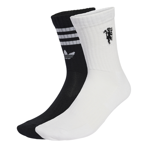 ADIDAS MANCHESTER UNITED CREW SOCKS (2 PACK)