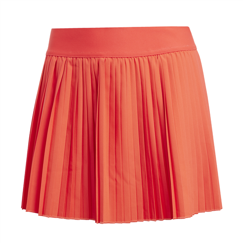 ADIDAS MID-RISE CLUB PLEATED TENNIS SKIRT - RED
