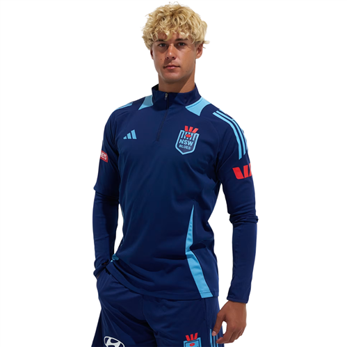 ADIDAS NEW SOUTH WALES 1/4 ZIP TOP