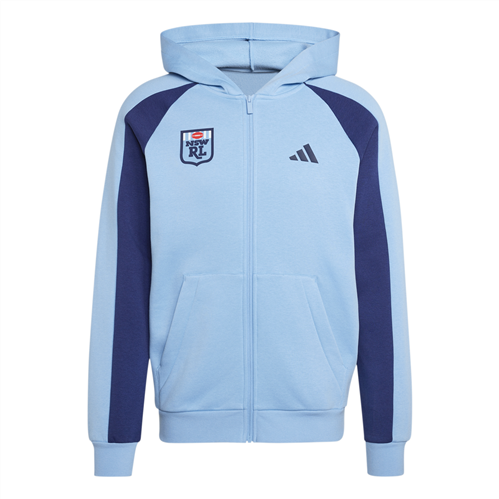 ADIDAS NEW SOUTH WALES COLOURBLOCK FULL ZIP HOODIE