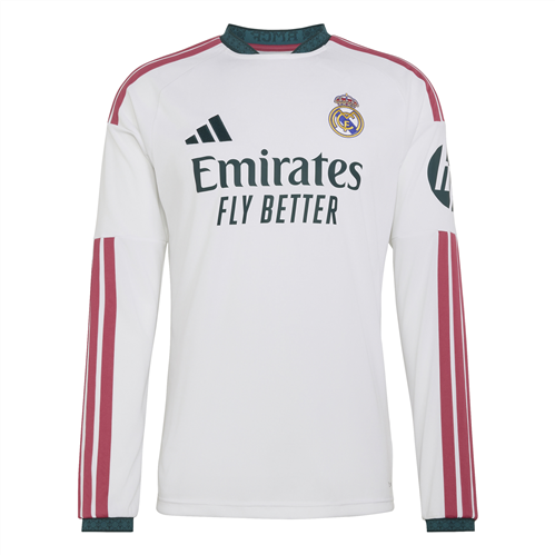 ADIDAS REAL MADRID REPLICA LONG SLEEVE HOME JERSEY