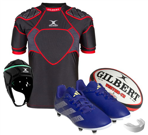 ADIDAS RUGBY JNR DELUXE STARTER PACK BLUE