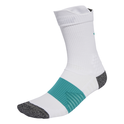 ADIDAS RUN BOOST CREW SOCKS - WHITE/PURE TEAL