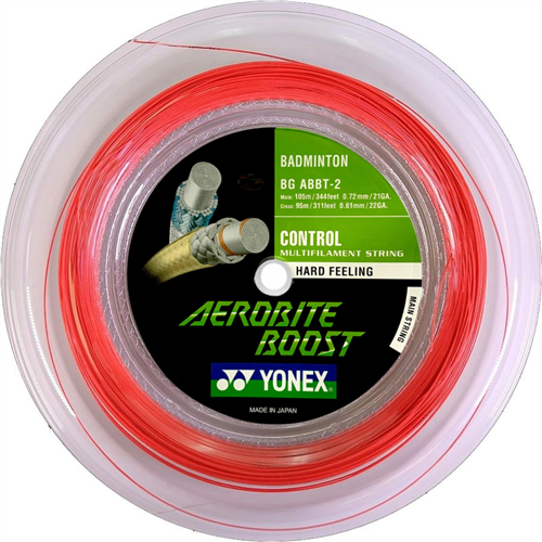 YONEX AEROBITE BOOST GREY/RED 200M REEL