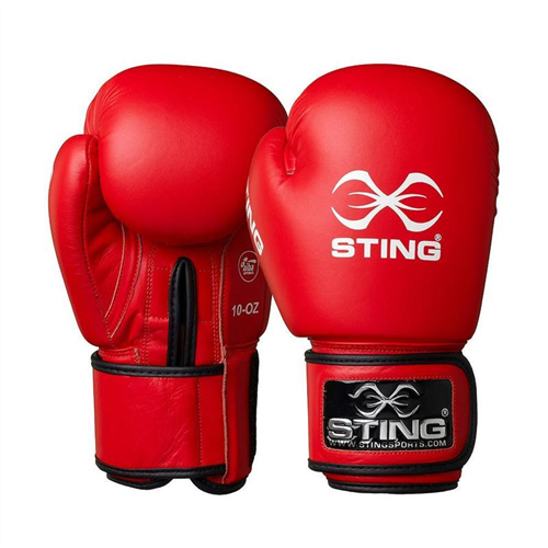 STING COMPETITION LEATHER BOXING GLOVES 12 OZ