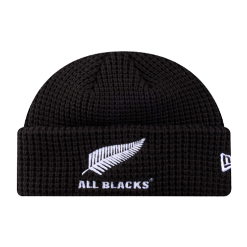 NEW ERA ALL BLACKS CORE WAFFLE KNIT BEANIE