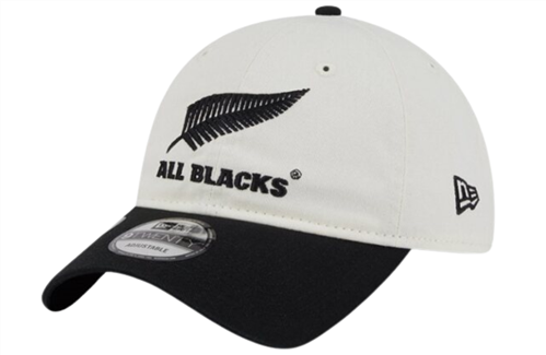 NEW ERA ALL BLACKS 9TWENTY TWO TONE CLOTH STRAP CAP