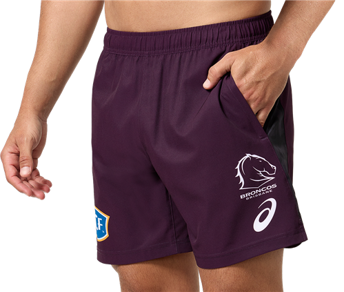 ASICS BRISBANE BRONCOS TRAINING SHORTS