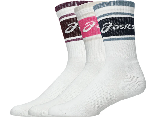 ASICS LOGO CREW SOCKS (3 PACK)