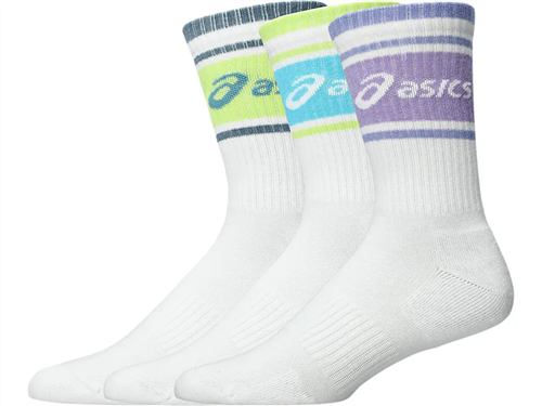 ASICS LOGO CREW SOCKS (3 PACK)