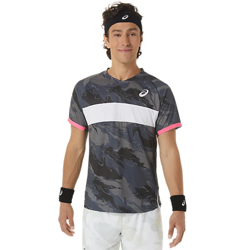 ASICS MATCH GRAPHIC TEE CARRIER GREY
