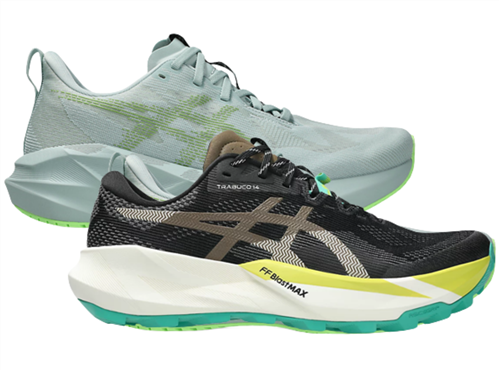 ASICS NOVABLAST ROAD & TRABUO 14 TRAIL MEN'S ROTATION