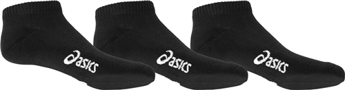 ASICS PACE LOW SOCKS 3 PACK - BLACK