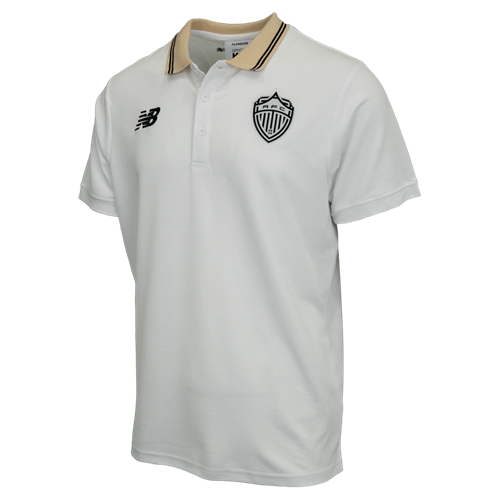 NEW BALANCE AUCKLAND FC WHITE PIQUE POLO