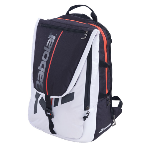 BABOLAT PURE STRIKE BACKPACK WHITE/FLURO RED