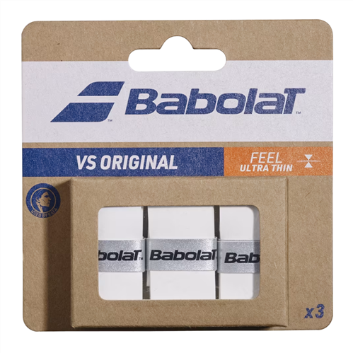 BABOLAT VS ORIGINAL OVERGRIP WHITE (3 PACK)