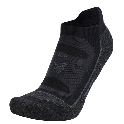 BALEGA BLISTER RESIST NO-SHOW SOCKS - BLACK