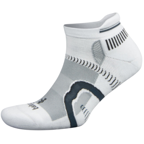 Balega Hidden Contour Running Socks – White / Grey | Players Sports NZ