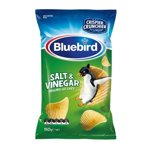 BLUEBIRD ORIGINAL CUT CHIPS SALT AND VINEGAR