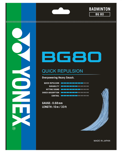 YONEX BG80 SKY BLUE